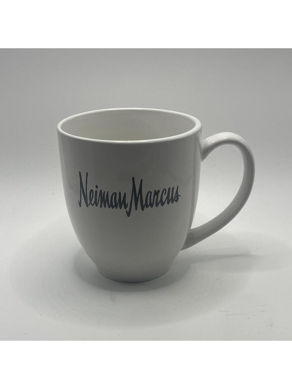 Coffee Mug Cup Neiman Marcus White Store Shop M Ware (D)